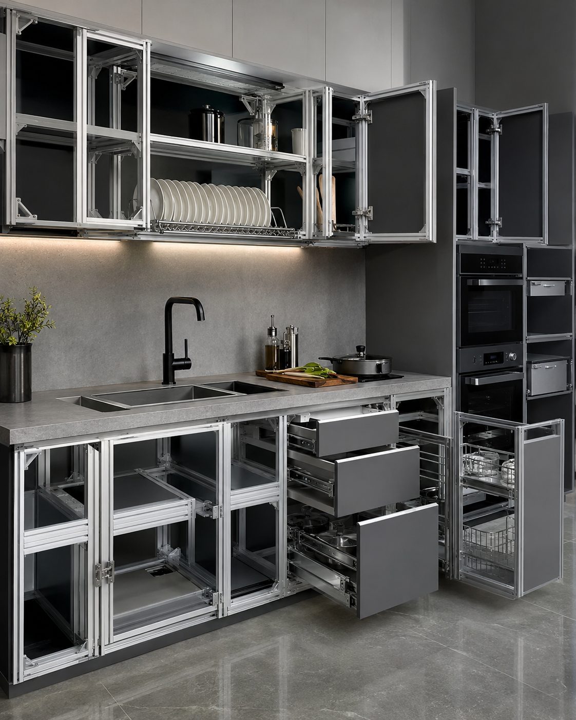 Full-aluminum home profile 03