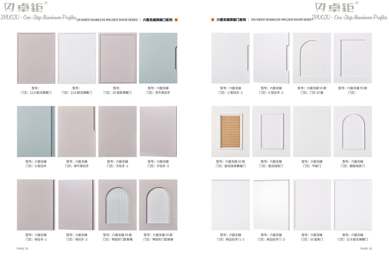Full-aluminum home profile 46
