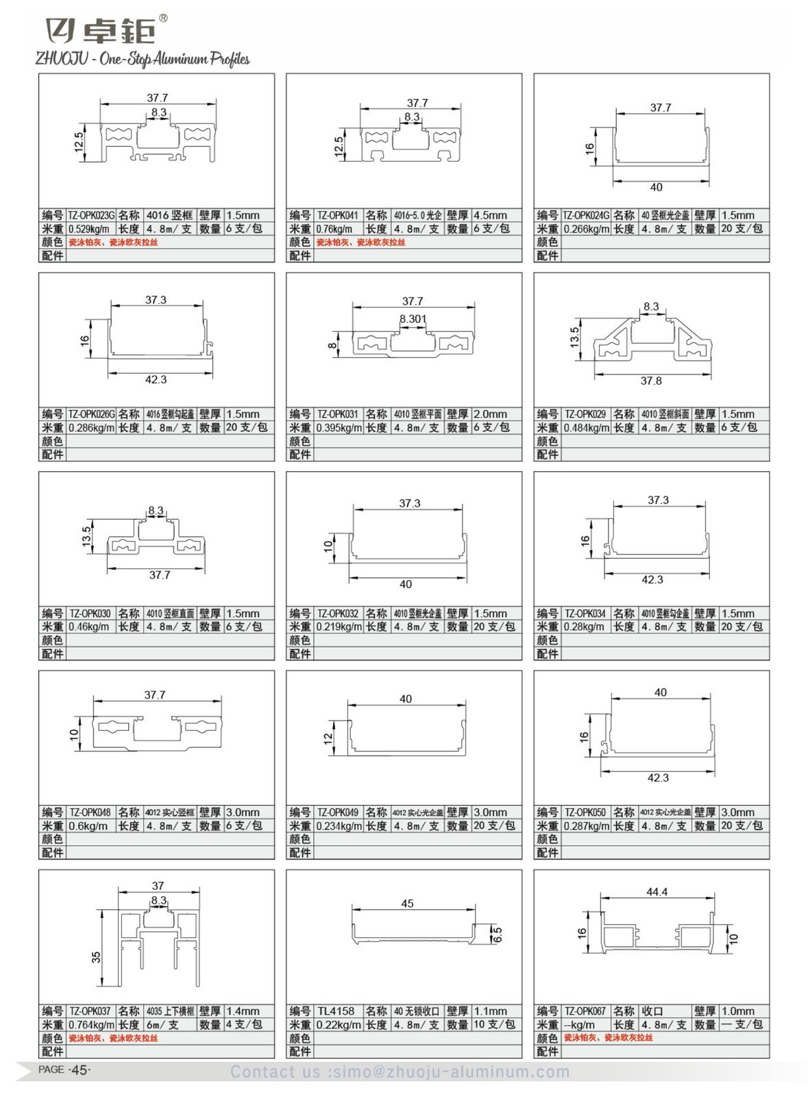 System windows and doors 31