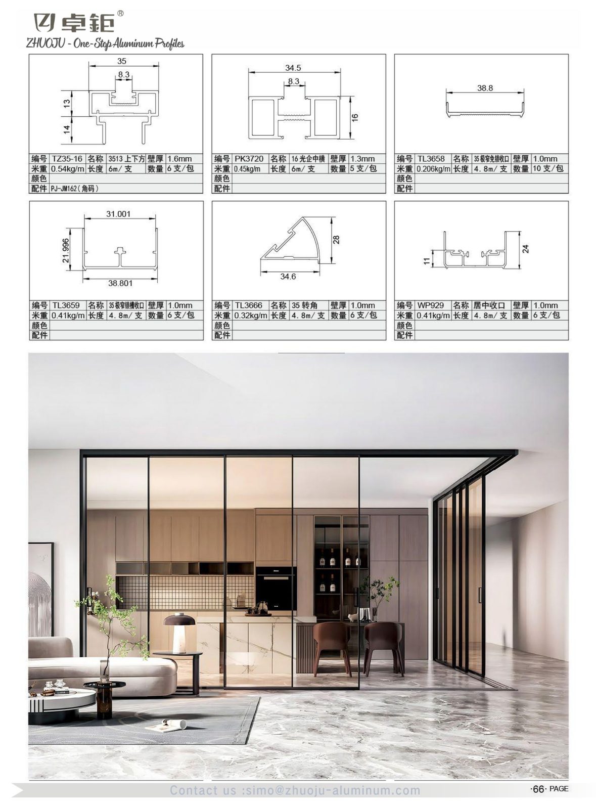System windows and doors 52