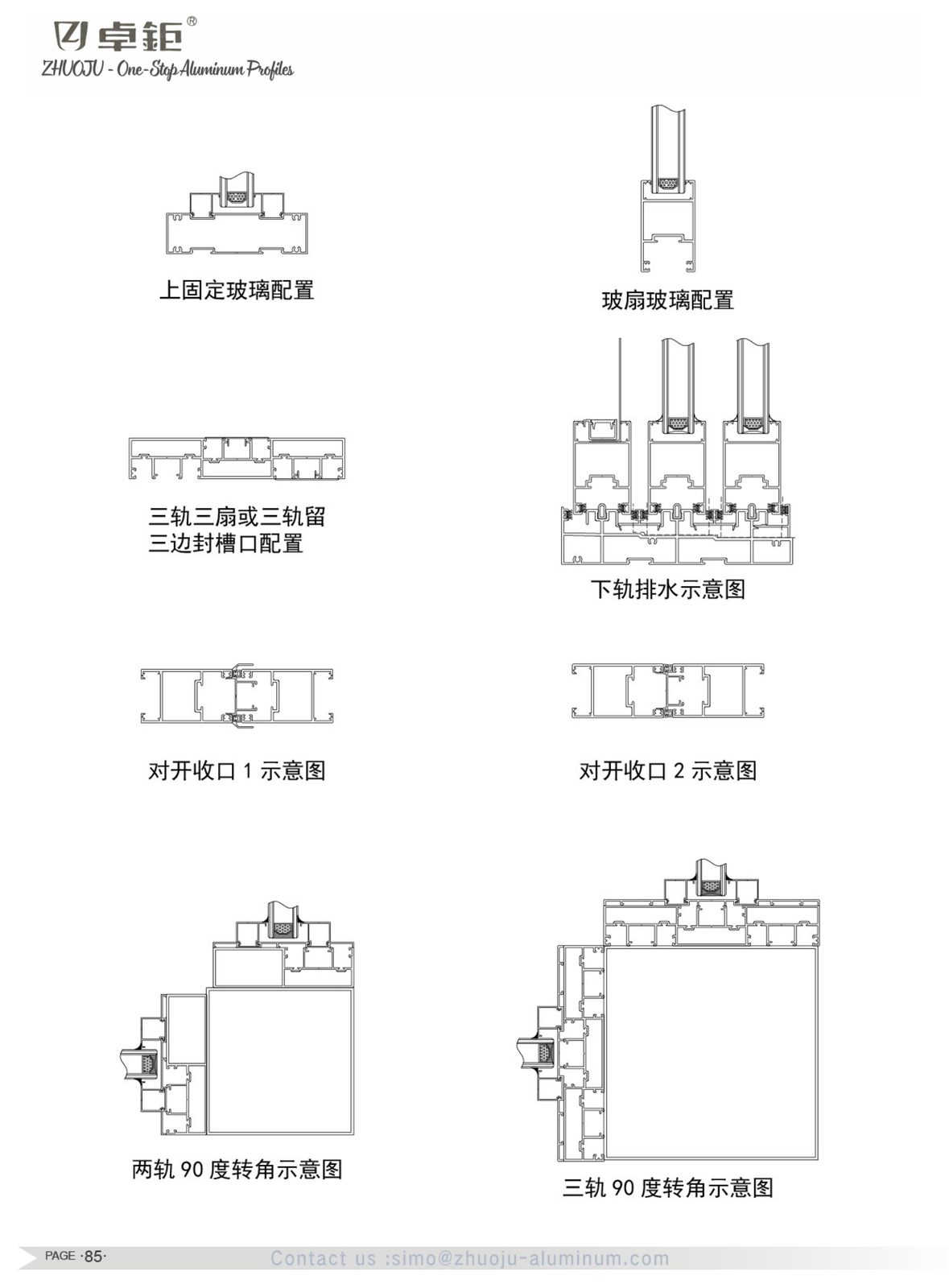 System windows and doors 70