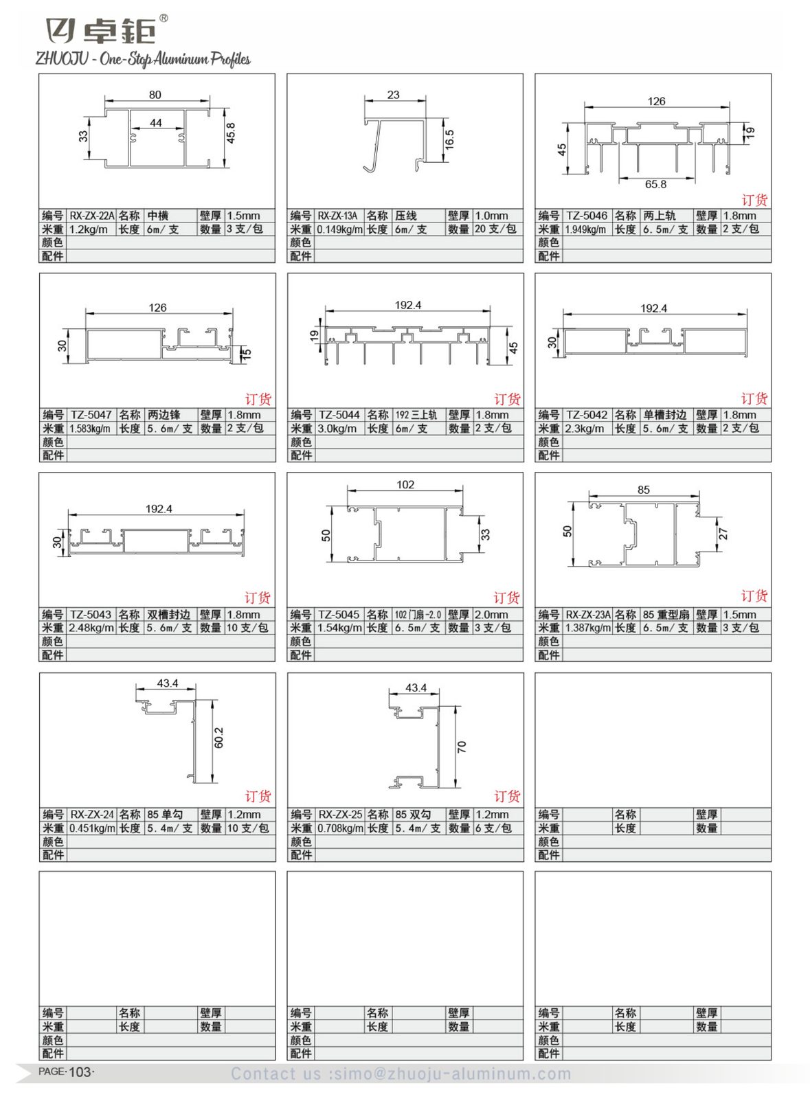 System windows and doors 88