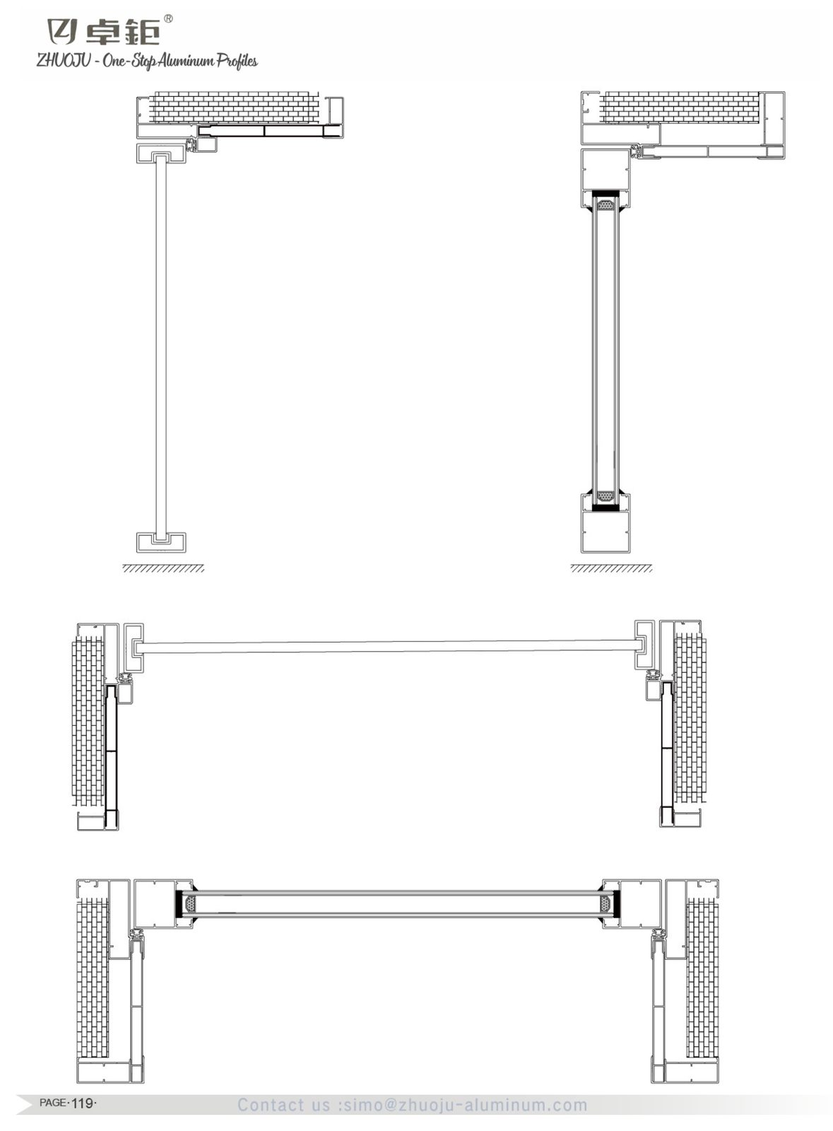System windows and doors 104