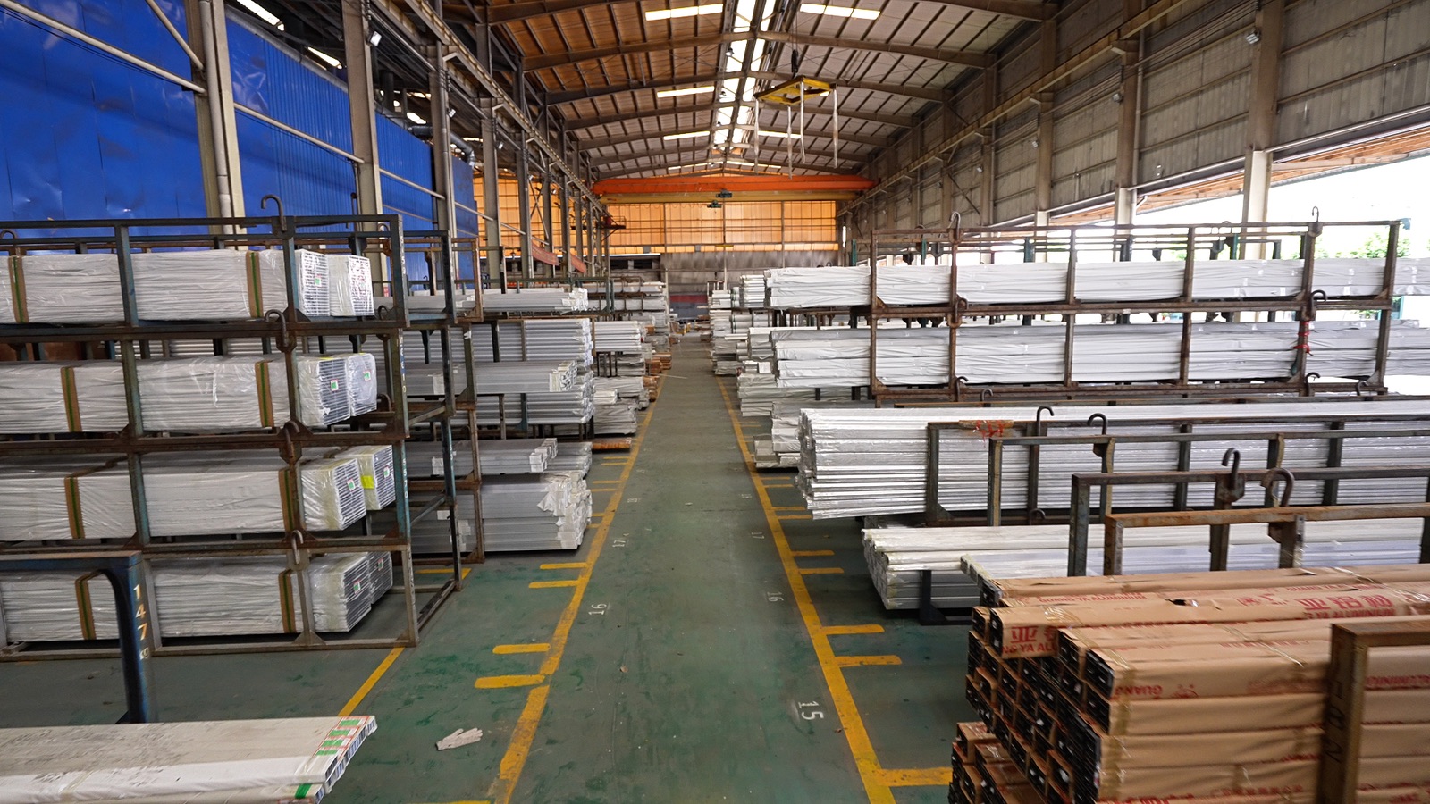 Aluminum profile quality inspection